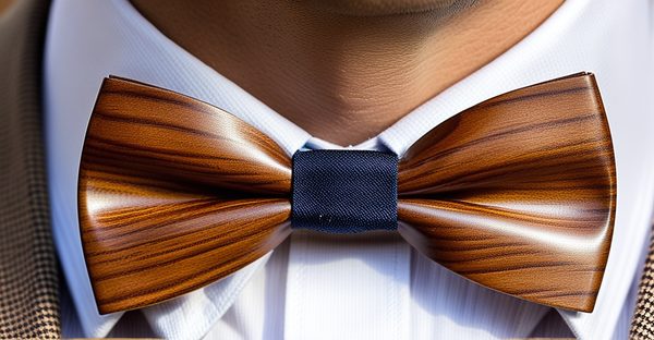 Nœud papillon en bois personnalisé : élégance unique à petit prix