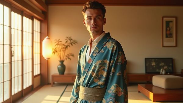 Transformez votre style avec un kimono homme unique
